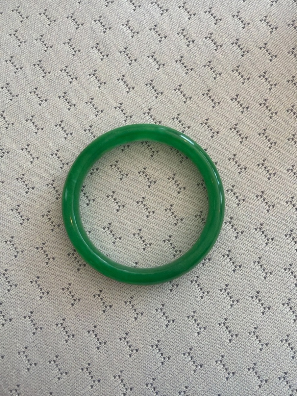 Green Bangle Bracelet